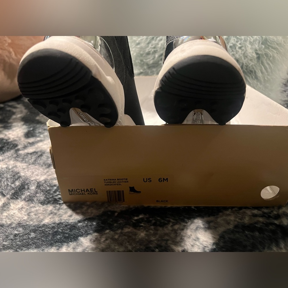 Michael Kors Black and White Sneakers